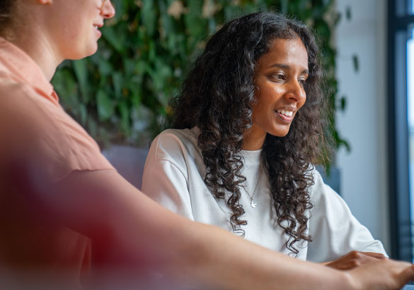 women working in office