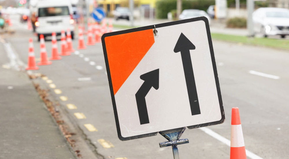 road sign