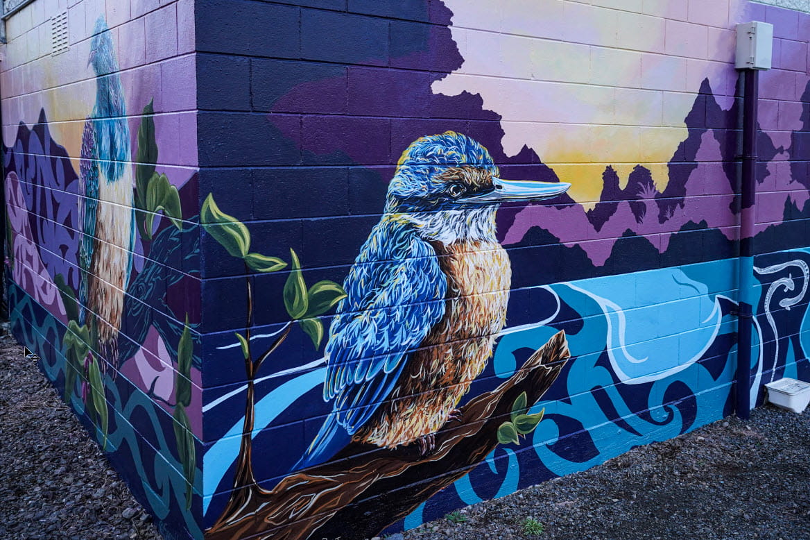 Kauri Point substation mural blessing