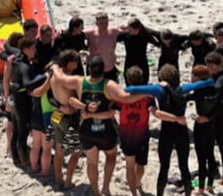 surf life savers on the beach