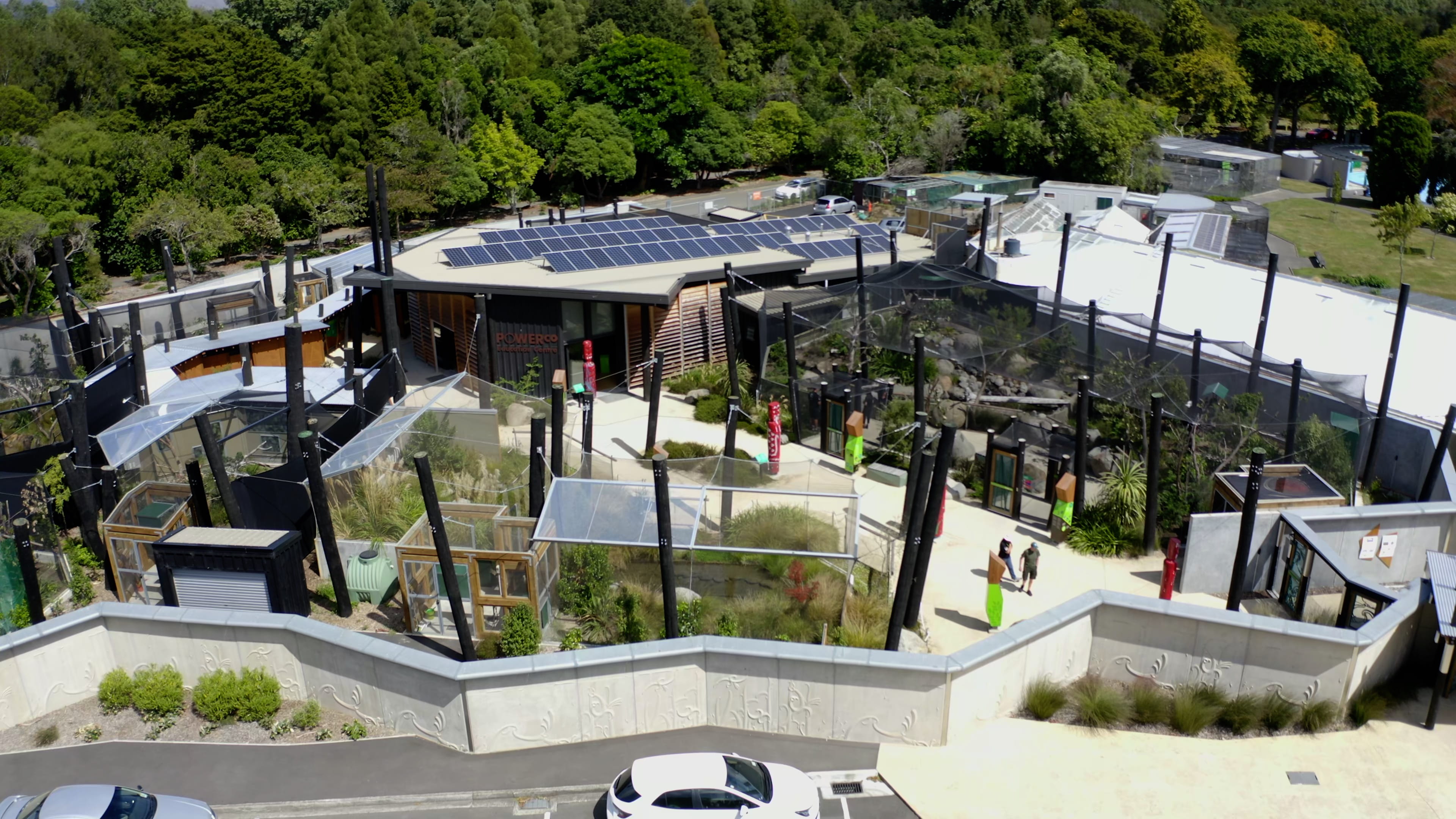 Aerial photo of Wildbase Recovery Centre