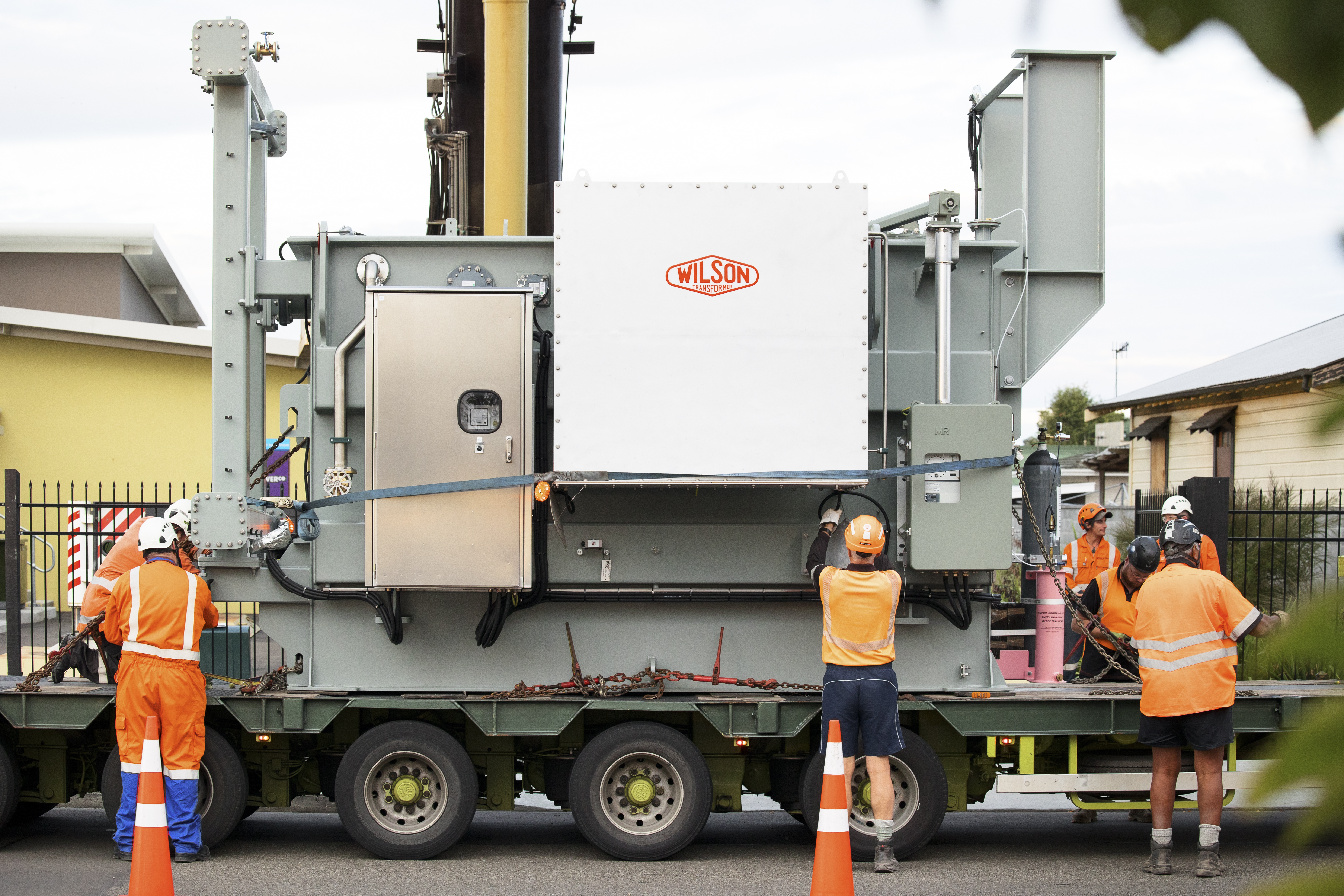 Ferguson st transformer on truck