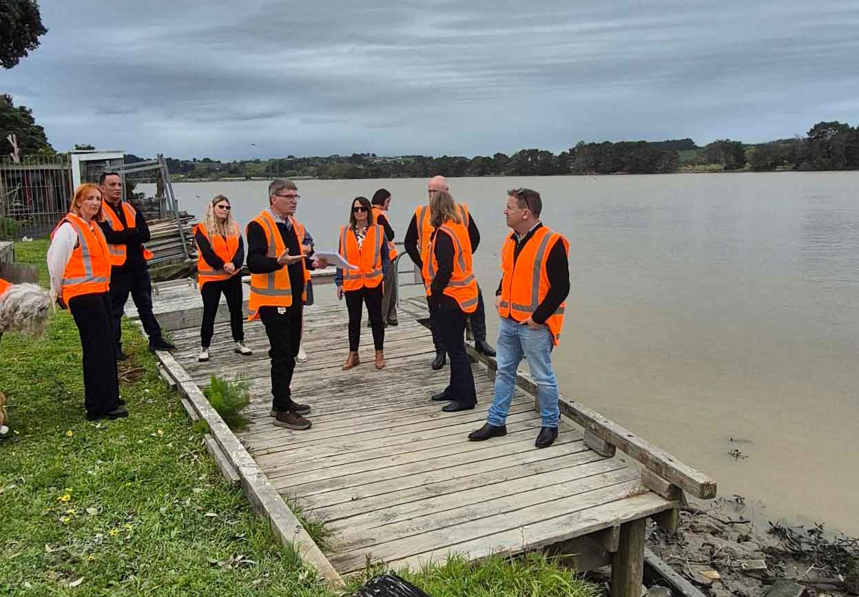 Taupo quay power pole replacement project