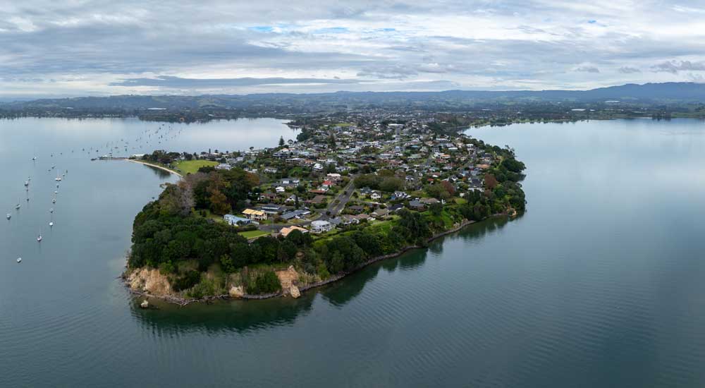 arial view of Omokoroa